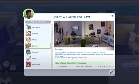 All The Sims 4 Careers Compiled A Complete Guide — Snootysims 2022