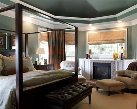 Tray ceilings were sometimes painted with mural type art. Tray Ceilings Paint | Houzz