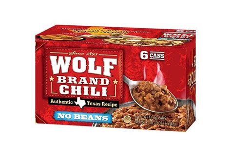 Wolf Brand No Bean Chili 15oz 6pk Sams Club In 2021 Wolf