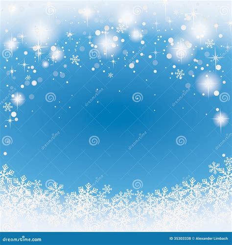 Snow Stars Background Stock Vector Illustration Of Infographic 35303338