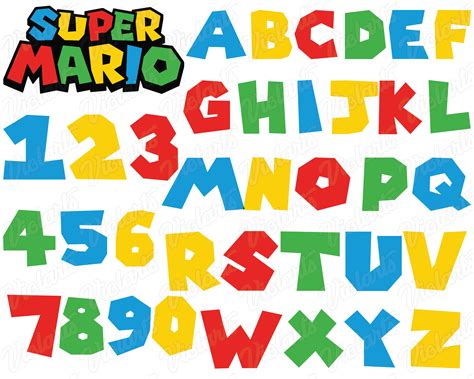 Fonts New Supe Wii U New Super Mario Bros U Fonts The Spriters