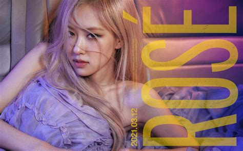 Blackpinks Rosé Announces Official Solo Debut Date Through Two New Posters Allkpop