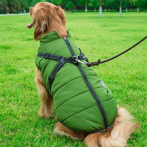 Topcobe Waterproof Warm Dog Zip Up Coats For Indoor Outdoor Pet Winter