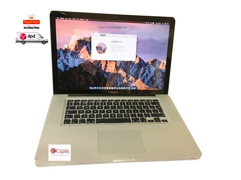 Apple Macbook Pro A1286 154 26ghz 8gb Ram 750gb Hdd Mid 2012