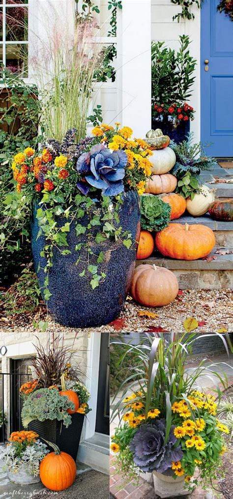 22 Beautiful Fall Planters For Easy Outdoor Decorations Fall