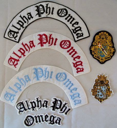 Alpha Phi Omega 7 Patches Boy Scouts College Fraternity
