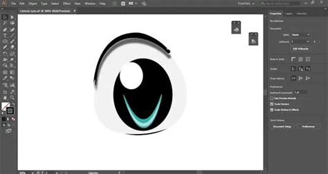 Vector Cartoon Eyes In Adobe Illustrator Adobe Tutorial