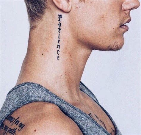 Justin bieber's wings tattoo on back neck. List of All Justin Bieber Tattoos With Meaning (2020)