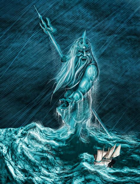 Poseidon God Of The Sea Greek And Roman Mythology Greek Gods Greek