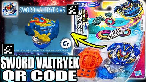 Sword Valtryek V Qr Code Beyblade Burst Rise App Youtube
