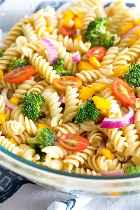 Easy Vegetable Pasta Salad Yellow Bliss Road