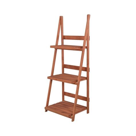 Leisure Season 24 In X 18 In X 60 In 3 Tier A Frame Plant Stand