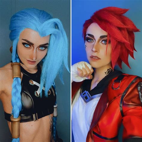 No Spoilers My Jinx And Vi Cosplays By Ann Mossy On Ig R Arcane