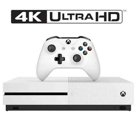 Xbox One S 500gb Video Game Console Slimline 4k Ultra Hd Uhd White Blu