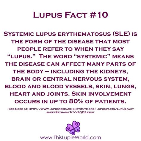 This Lupie World Lupus Facts 8 9 And 10 Lupus Lupusawareness
