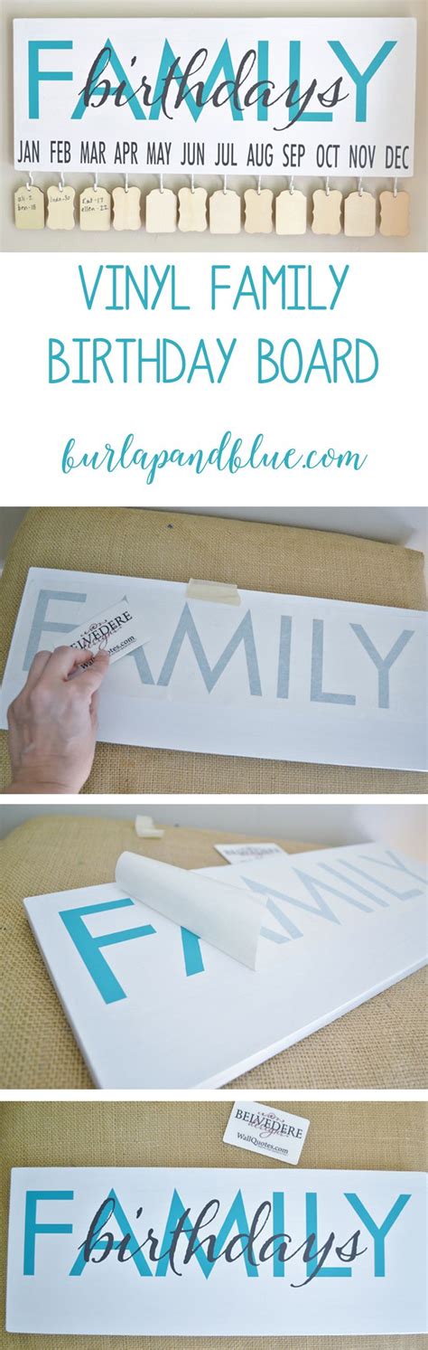 Maybe you would like to learn more about one of these? family birthday board {a tutorial} | Family birthday board, Family birthdays, Birthday board diy