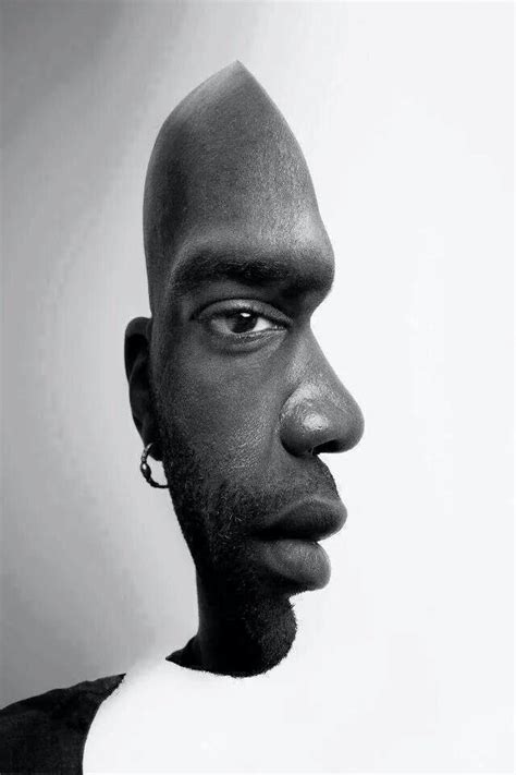 Double Face Portrait Illusion Art Portraiture