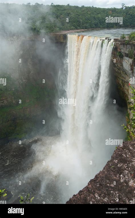 Kaieteur Falls Potaro River Kaieteur National Park Guyana Stock