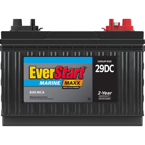 Everstart Maxx Marine Battery Group Size 29dc 12 Volt 845 Cca