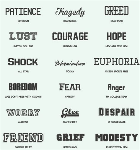 Commonly free fonts pack free download