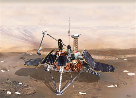 Mars Polar Lander Exploration Climate Geology Britannica