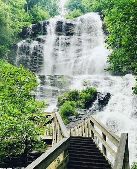 Georgia — Amicalola Falls State Park Amicalola Falls Scenery Waterfall