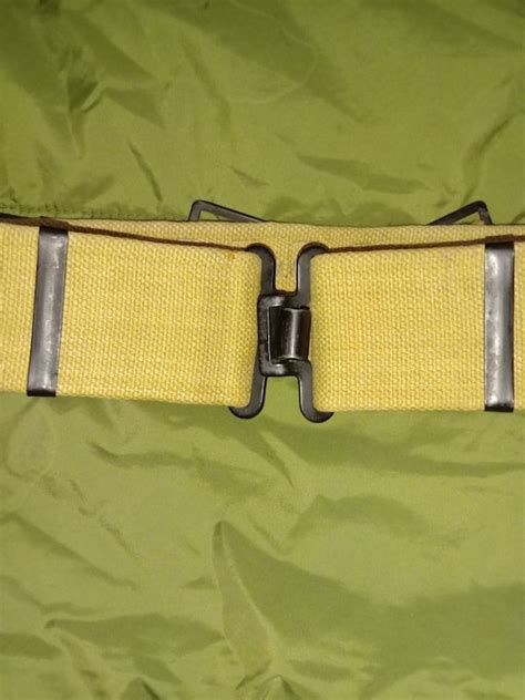 Vintage Military Surplus British Army Belt Webbing P Gem