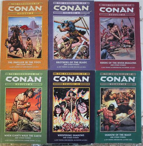 Chronicles Of Conan The Barbarian Mega Library Lot Of 17diff Dark