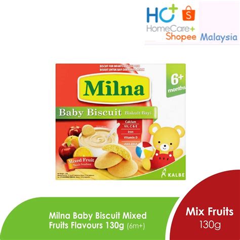 Milna Baby Biscuit 6 Months 130g Shopee Malaysia