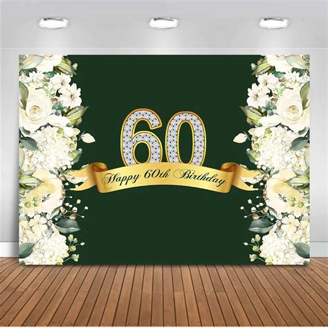 60th Birthday Backdrop Ideas 60th Birthday Backdrop Banner