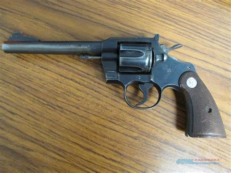 1967 Colt Officers Model Match 38 Special Blue For Sale