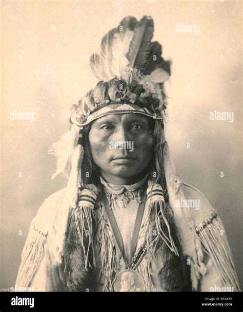 Native American Indian Three Fingers Cheyenne Indian Stock Photo Alamy