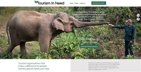 Tourism In Need connects travelers directly with tourism-related non