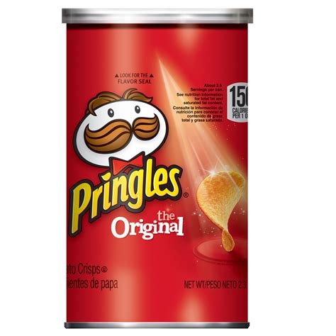 Pringles Potato Crisps Chips Original Single Serve Grab N Go 23