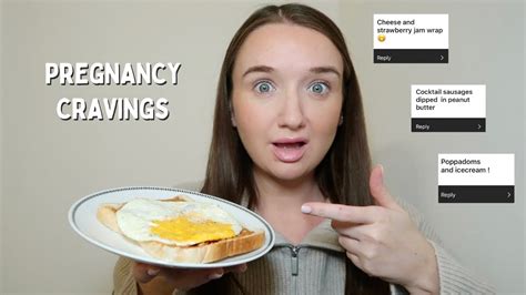 TRYING WEIRD PREGNANCY CRAVINGS FOR HOURS YouTube