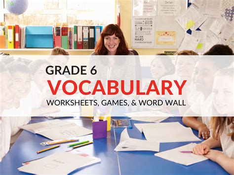 6th Grade Vocabulary Worksheets Games And Resources