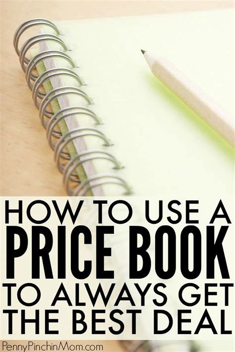 How To Create A Price Book So You Can Get The Best Deals Price Book