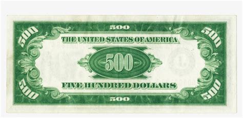 500 Dollar Bill Front And Back