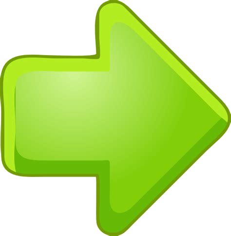 Green Right Arrow Clip Art At Vector Clip Art Online