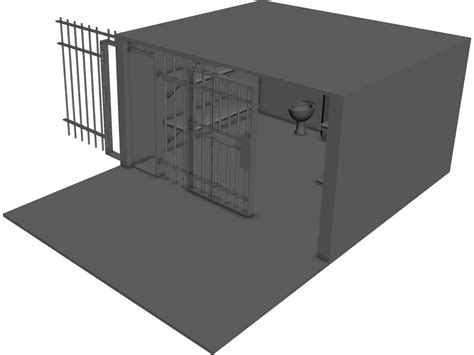 Jail Cell 3d Model 3dcadbrowser
