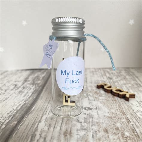 Miniature Jar Of Fucks Fucks To Give T Box Etsy Uk