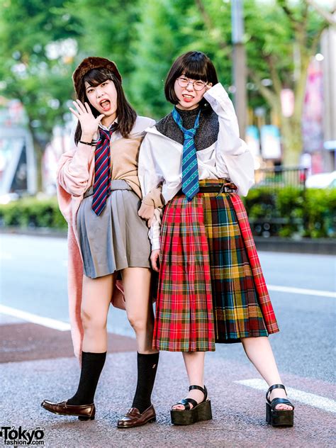 Japanese School Uniform Inspired Harajuku Street Styles W Neck Ties