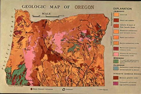 Geological Map Of Oregon Maps