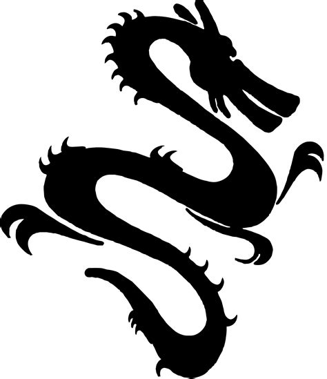 Dragon Logo Black And White