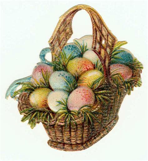 Vintage Easter Fabric Block Coloful Easter Basket Eggs Ebay