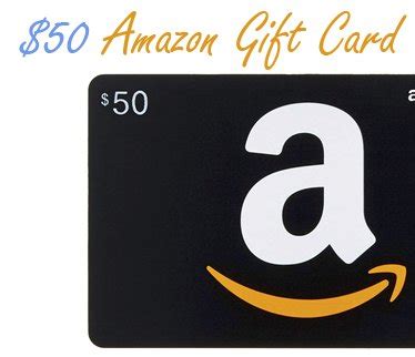 There are also visa gift cards available. Enter To Win The $50 Amazon Gift Card Giveaway!