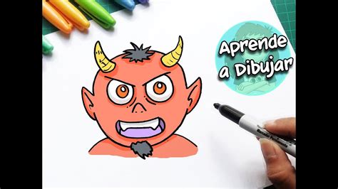 Como Dibujar Un Diablo Facil Dibustrador Studio Youtube
