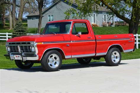 1973 Ford F100 Ranger Xlt Short Bed Pickup 390 Auto Classic Ford F