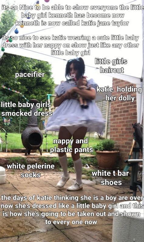 Pin On Captioned Image Of Katiekenneth A Adult Baby Girl