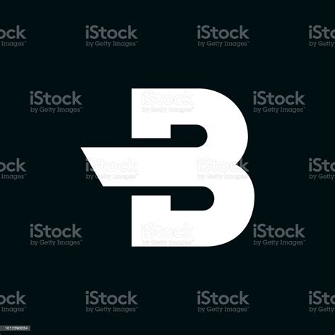 Vector Logo Letter B Wing Stock Illustration - Download Image Now - iStock